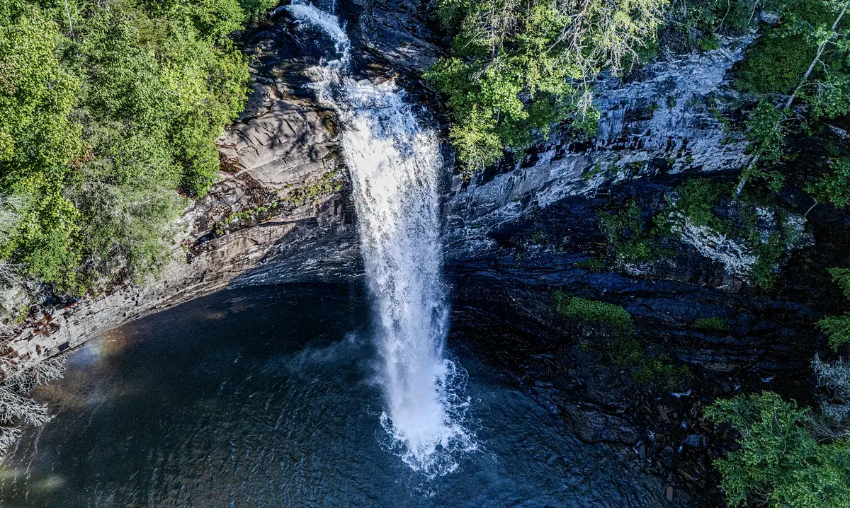 Foster Falls from above